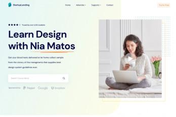 Sailor UI Theme 3D Lanfing Design with Figma and XD thumbnail 4